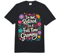No Estoy Jubilado Soy una Abuela de jubilación Grammy a Tiempo Completo Comfort Colors Adult Heavyweight T-Shirt