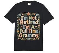 No Estoy Jubilado Soy una Abuela de jubilación Grammy a Tiempo Completo Comfort Colors Adult Heavyweight T-Shirt