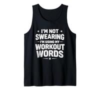 No Estoy jurando Que Estoy usando mis Palabras de Entrenamiento - Amante del Pilates Camiseta sin Mangas