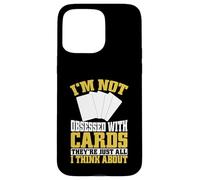 No Estoy obsesionado con Card Funny Trading Card Carcasa para iPhone 15 Pro MAX