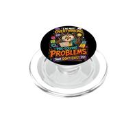 No Estoy Pensando Demasiado Que Estoy preresolviendo el Problema, búho Divertido PopSockets PopGrip para MagSafe