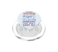 No Estoy Pensando Demasiado Que Estoy preresolviendo el Problema, búho Divertido PopSockets PopGrip para MagSafe