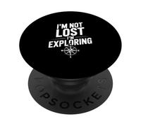 No Estoy perdido, Estoy explorando Viajes de Aventura PopSockets PopGrip Adhesivo