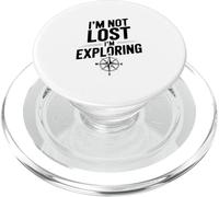 No Estoy perdido, Estoy explorando Viajes de Aventura PopSockets PopGrip para MagSafe