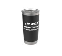 No estoy posponiendo las cosas, estoy haciendo misiones secundarias | Juego Vaso térmico de acero inoxidable de doble pared