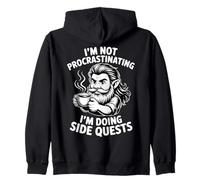 No Estoy posponiendo Las Cosas Haciendo misiones secundarias Humor Divertido Sudadera con Capucha