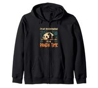 No Estoy postergando Las Cosas, Estoy en Panda Time Funny Panda Lovers Sudadera con Capucha