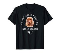 No estoy soltera tengo mi COCKER SPANIEL San Valentín Camiseta