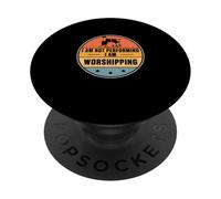 No Estoy Tocando Estoy adorando a los Bateristas Cristianos PopSockets PopGrip Adhesivo