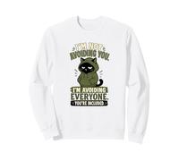 No evitarte Evitar Que Todos los Gatos Negros introvertidos Sudadera