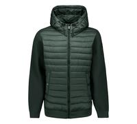 No Excess Jacket Hooded Padded Mix With Knit Dark Steel Talla: 3XL | Chaquetas Finas Outlet | Hombre | Blanco