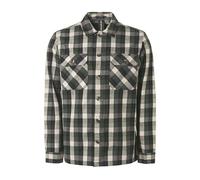 No Excess Overshirt Button Closure Brushed Check Responsible Choice Da Talla: L | Chaquetas Finas Outlet | Hombre