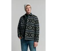 No Excess Overshirt Button Closure Pattern Black Talla: XL | Chaquetas Finas Outlet | Hombre | Negro