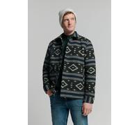 No Excess Overshirt Button Closure Pattern Black Talla: XXL | Chaquetas Finas Outlet | Hombre | Negro