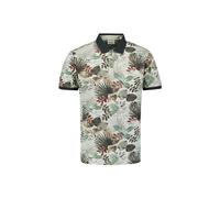 No Excess Polo Pique Allover Printed Green Talla: S | Polos Outlet | Hombre | Verde