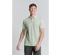 No Excess Polo Pique Allover Printed Green Talla: S | Polos Outlet | Hombre | Verde