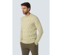 No Excess Pullover Crewneck 2 Coloured Jacquard With Wool Cement Talla: 3XL | Jerséis Outlet | Hombre | Blanco