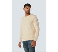No Excess Pullover Crewneck Garment Dyed + Stone Washed Cream Talla: XL | Jerséis Outlet | Hombre | Blanco