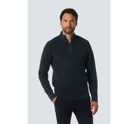 No Excess Pullover Half Zipper 2 Coloured Melange Night Talla: XXL | Jerséis cuello Alto Outlet | Hombre | Negro