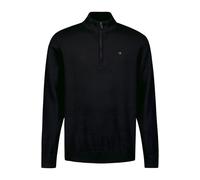 No Excess Pullover Half Zipper Solid Knit Black Talla: M | Jerséis cuello Alto Outlet | Hombre | Negro