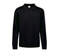 No Excess Pullover Polo Half Zipper Solid Knit Black Talla: XXL | Polos Outlet | Hombre | Negro