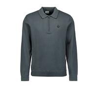 No Excess Pullover Polo Half Zipper Solid Knit Dark Steel Talla: S | Polos Outlet | Hombre