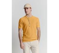 No Excess Pullover Short Sleeve Crewneck Solid Slub Knit Yellow Talla: M | Jerséis Outlet | Hombre | Amarillo