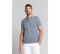 No Excess Pullover Short Sleeve Polo Button Solid Washed Blue Talla: L | Polos Outlet | Hombre | Azul
