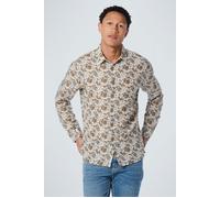 No Excess Shirt Allover Printed With Linen Offwhite Talla: XXL | Camisas Casuales Outlet | Hombre | Blanco