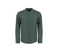 No Excess Shirt Granddad Solid With Linen Dark Steel Talla: L | Camisas de Trabajo Outlet | Hombre | Blanco
