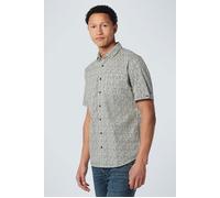 No Excess Shirt Short Sleeve Allover Printed Stretch Light Aqua Talla: M | Outlet | Hombre | Cian
