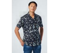 No Excess Shirt Short Sleeve Resort Collar Allover Printed Night Talla: S | Camisas Casuales Outlet | Hombre | Negro