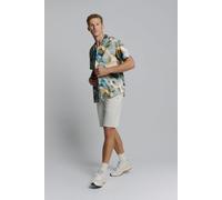 No Excess Shirt Short Sleeve Revers Collar Allover Printed With Linen Talla: XXL | Camisas Casuales Outlet | Hombre | Blanco