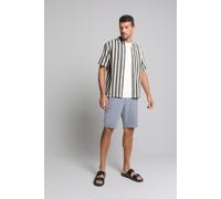 No Excess Shirt Short Sleeve Zig Zag Jacquard Offwhite Talla: XXL | Camisas Casuales Outlet | Hombre | Blanco