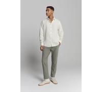 No Excess Shirt Solid With Linen White Talla: XXL | Camisas de Trabajo Outlet | Hombre | Blanco