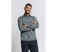 No Excess Shirt Stretch Allover Printed Blueberry Talla: L | Camisas Casuales Outlet | Hombre | Azul