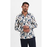 No Excess Shirt Stretch Allover Printed Night Talla: S | Camisas de Trabajo Outlet | Hombre | Negro