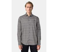No Excess Shirt Stretch Allover Printed Smoke Talla: L | Camisas Casuales Outlet | Hombre