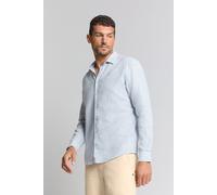 No Excess Shirt Vertical Small Stripes With Linen Cloud Talla: M | Camisas de Trabajo Outlet | Hombre | Blanco