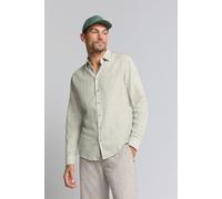 No Excess Shirt Vertical Small Stripes With Linen Green Talla: XXL | Camisas Casuales Outlet | Hombre | Verde