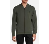 No Excess Sweater Full Zipper 2 Coloured Melange Dark Green Talla: L | Chalecos Outlet | Hombre | Verde