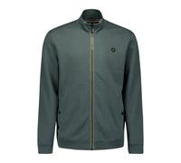 No Excess Sweater Full Zipper Twill Jacquard Dark Steel Talla: 3XL | Cárdigan Outlet | Hombre