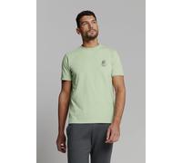 No Excess T-shirt Crewneck Slub Placed Prints Mint Talla: XL | Camisetas con Decoración Impresa Outlet | Hombre | Cian