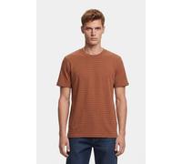 No Excess T-shirt Crewneck Yarn Dyed Pin Stripe Caramel Talla: XL | Camisetas Básicas Outlet | Hombre | Marrón