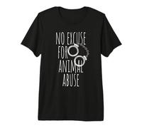 No Excuse For Animal Abuse Bienestar de los Animales Amor Camiseta Premium
