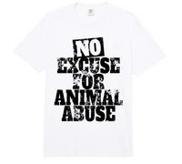 No Excuse For Animal Abuse Bienestar de los Animales Amor Comfort Colors Adult Heavyweight T-Shirt