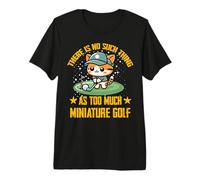 No Existe Tal Cosa como para el Golf Miniatura Camiseta Premium