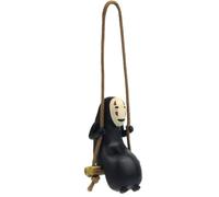 No Face Man Colgante No Face Man Figura No Face Man Llavero Anime Colgante de coche Regalos para fans y amigos, Negro, 19 cm