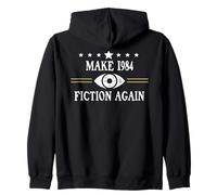 No Fascism Make 1984 Fiction Again Big Brother Watching You Sudadera con Capucha