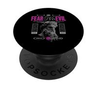 No Fear No Evil | Salmo 23 Inspirado en el Diseño Urbano PopSockets PopGrip Adhesivo